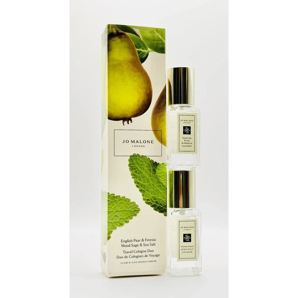 Jo Malone London Travel Cologne Duo English Pear & Freesia Wood Sage & Sea Salt - Picture 1 of 3